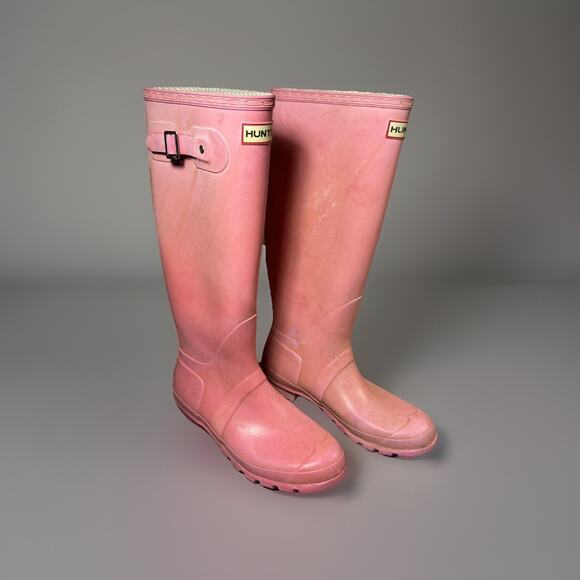 HUNTER Starcloud Sparkling Women/Girl Tall Boots W 10 - Picture 1 of 16